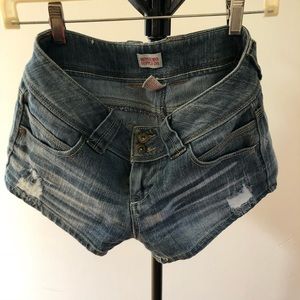 Denim shorts